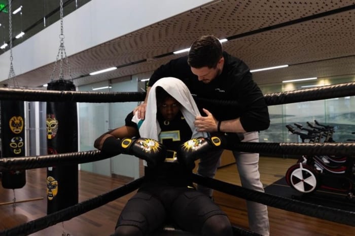 Jaden Rashada Boxing Ring